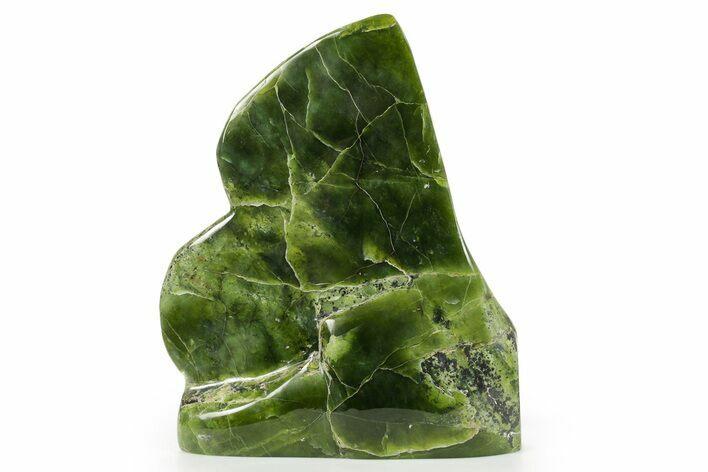 Free-Standing Polished Jade (Nephrite) - Afghanistan #383378
